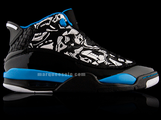 Air Jordan Dub Zero Black / Laser Blue