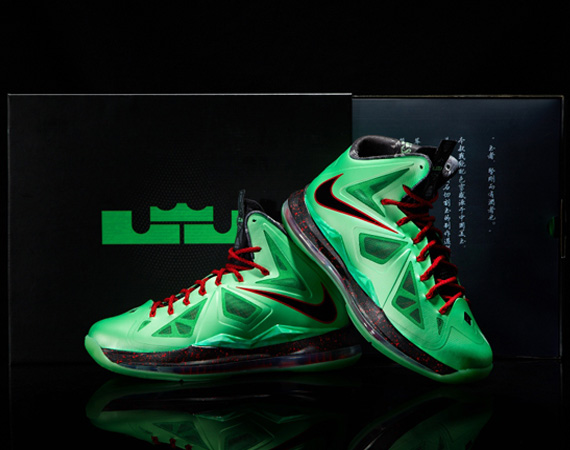 Nike LeBron 10 Cutting Jade