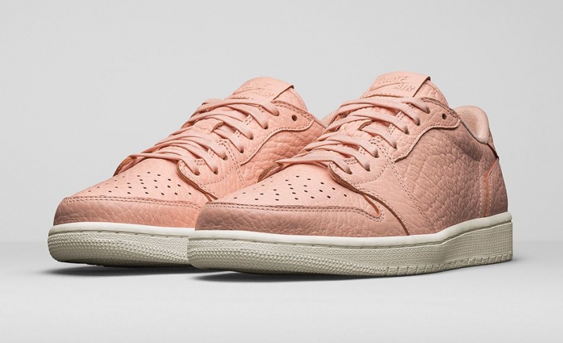 Air Jordan 1 Low No Swoosh Arctic Orange